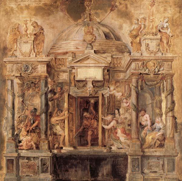 Peter Paul Rubens The Temle of Janus Spain oil painting art